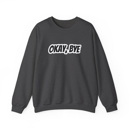 Felpa girocollo uomo «Okay Bye»