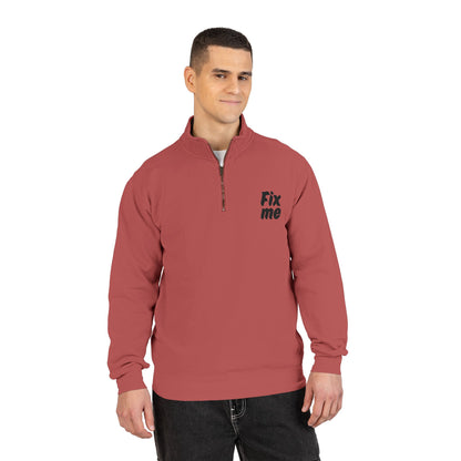 Felpa con mezza zip Aggiustami