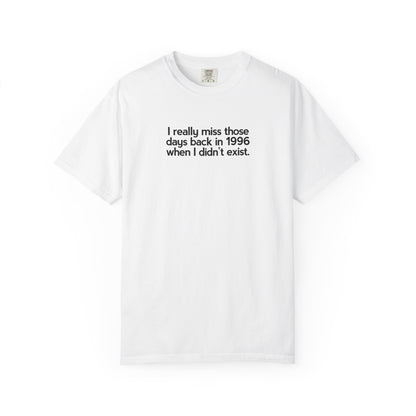 T-shirt uomo tinta in capo «Nostalgic Void»
