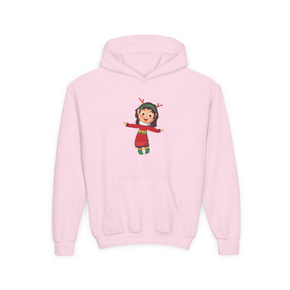 Felpa con cappuccio Mini Elfo di Natale