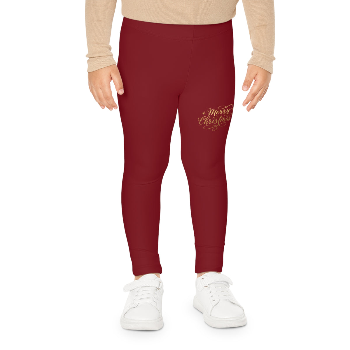 Buon Natale 2 Leggings color marrone per bambini
