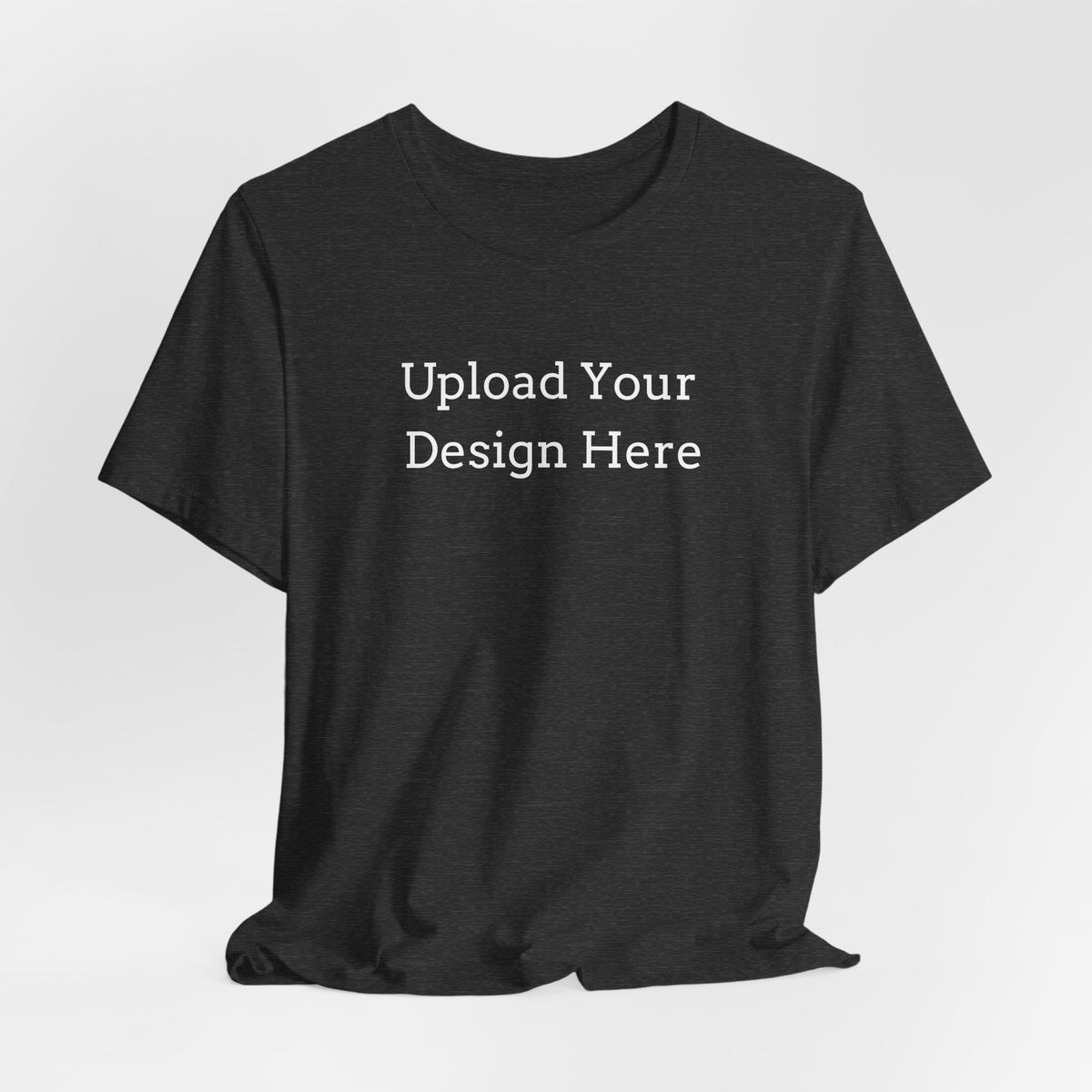 T-shirt da uomo scura con grafica personalizzata