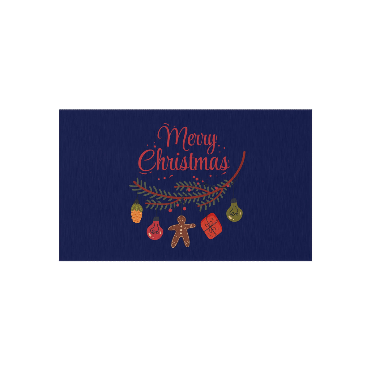 Tappeto da esterno – Natale Doodle