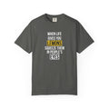 T-shirt uomo tinta in capo scura «Sour Revenge»