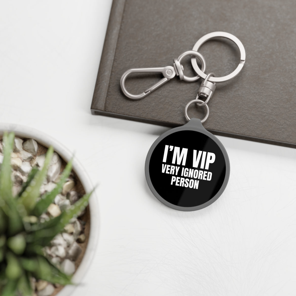 Portachiavi sagomato «I'm VIP»