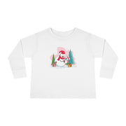 T-shirt a maniche lunghe per bambini "Snowman's Surprise"