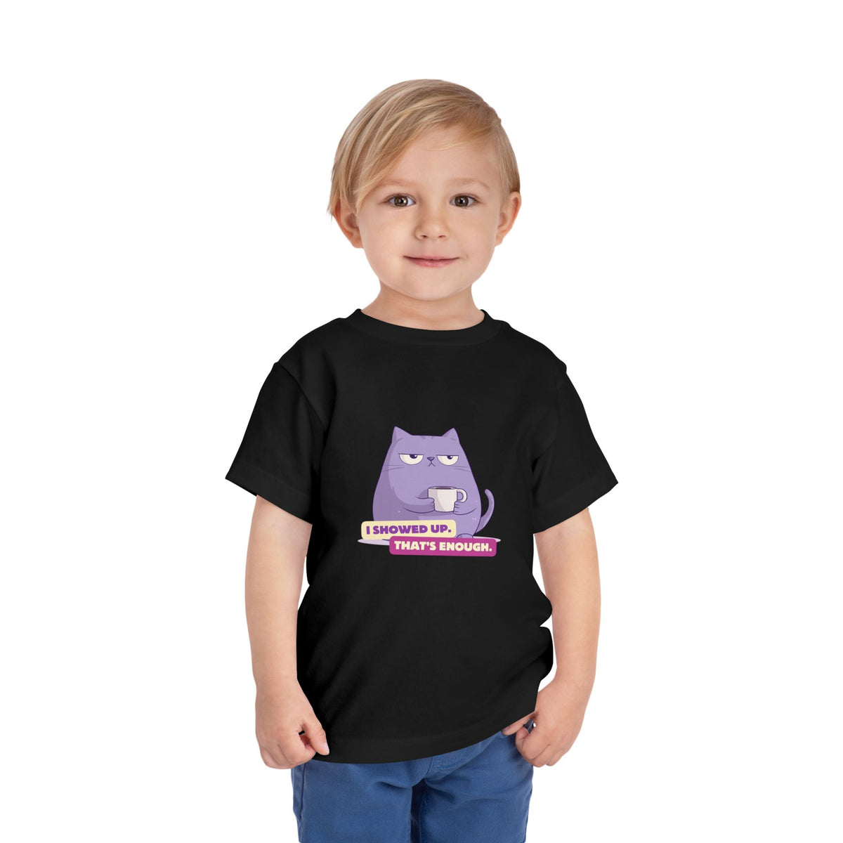T-shirt bimbi piccoli «I Showed Up»