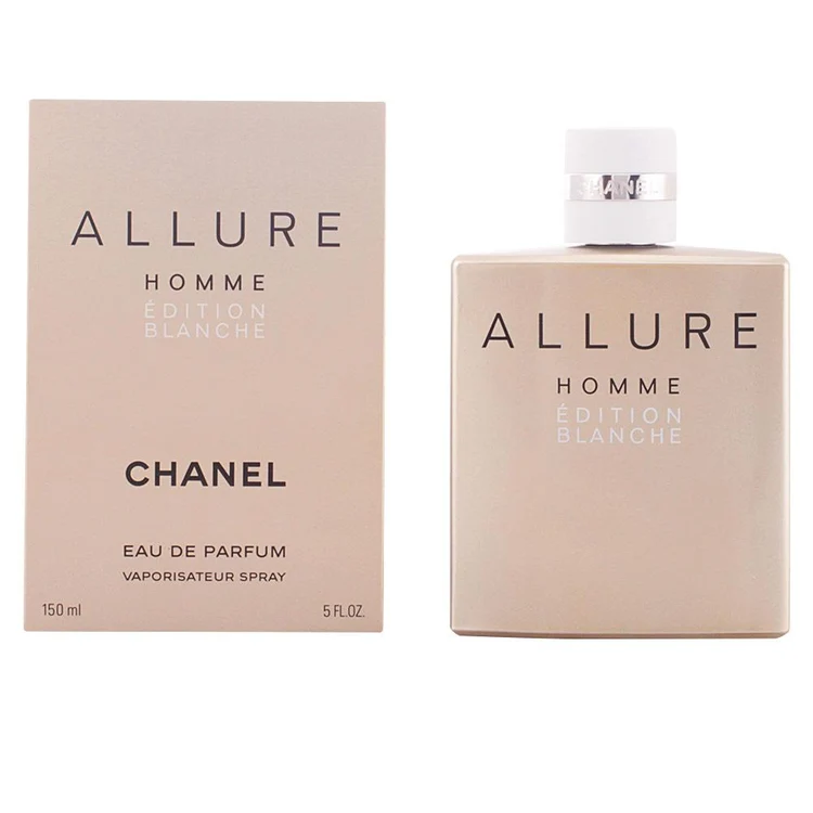 Chanel Allure Homme Eau de Parfum uomo, fragranza agrumata e orientale con pepe, limone, bergamotto, cuoio e vaniglia.