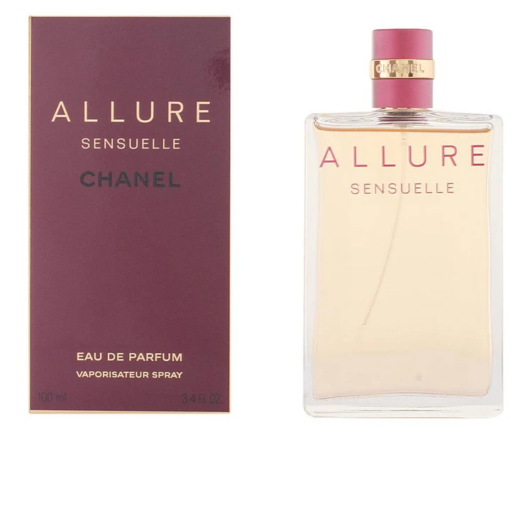 Chanel Allure Sensuelle Eau de Parfum donna, fragranza floreale e orientale con iris, vaniglia, patchouli e ambra.