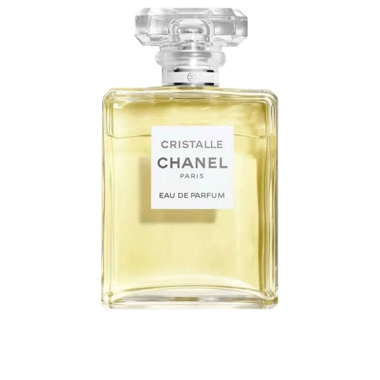 Chanel Cristalle Eau de Parfum donna, fragranza floreale fresca con mandarino, pesca, gelsomino, vetiver e muschio di quercia.