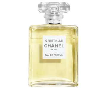 Chanel Cristalle Eau de Parfum donna, fragranza floreale fresca con mandarino, pesca, gelsomino, vetiver e muschio di quercia.