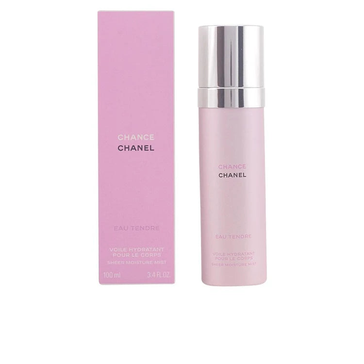 Chanel Chance Eau Tendre Body Mist donna, nebbia profumata floreale e fruttata, delicata e rinfrescante per il corpo.