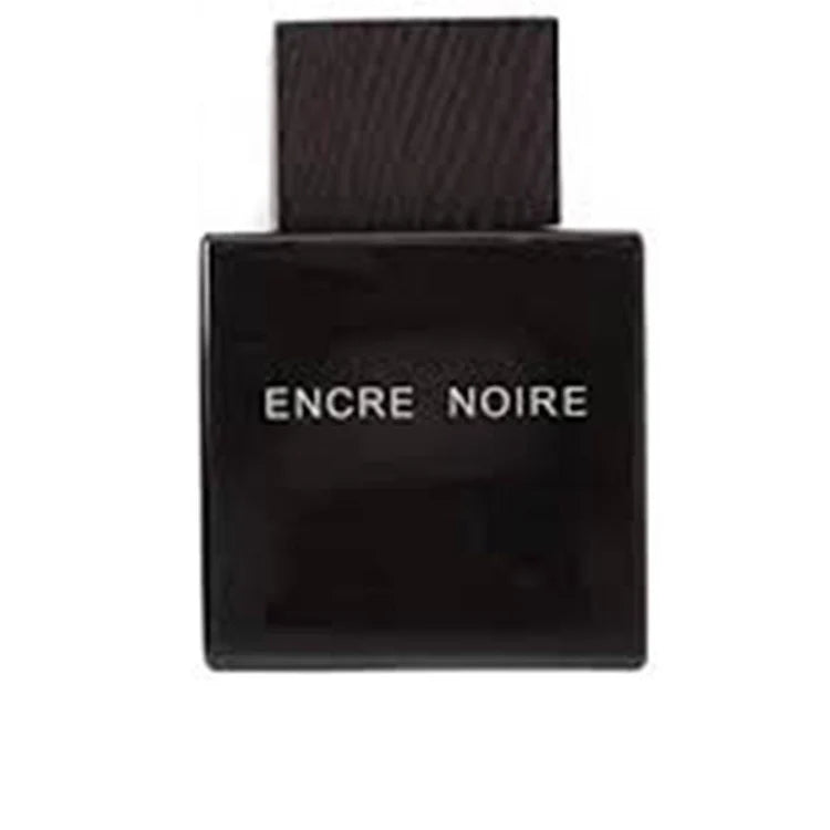 Lalique Encre Noire Eau de Toilette uomo, fragranza legnosa con vetiver e iconico flacone nero elegante.