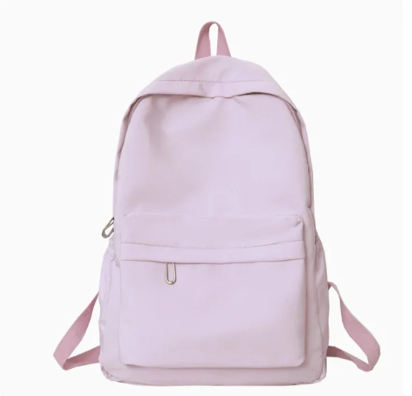Zaino scuola personalizzato con nome ricamato in nylon – Modello B