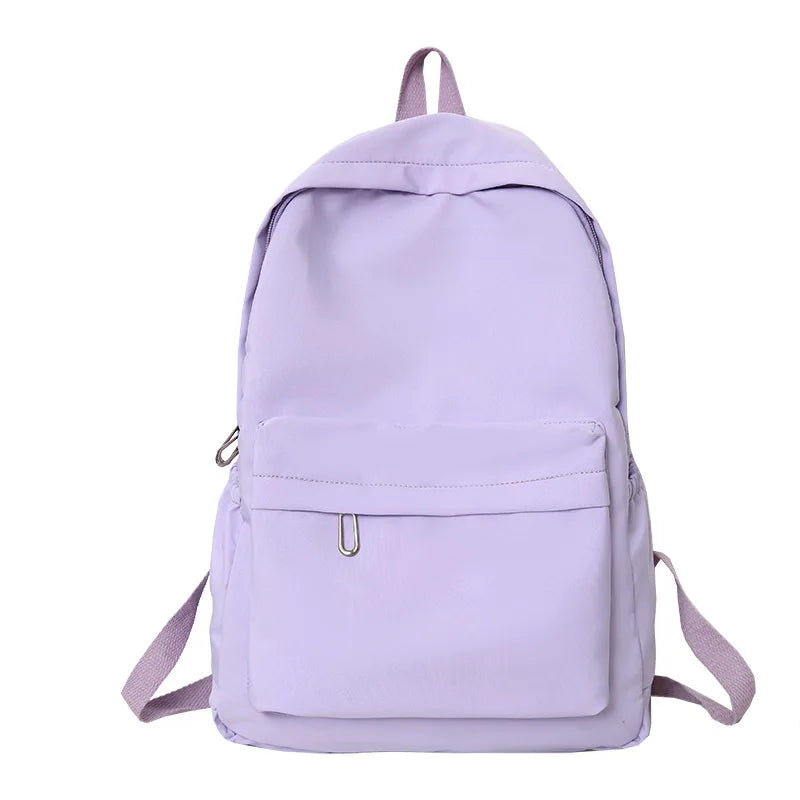 Zaino scuola personalizzato con nome ricamato in nylon – Modello B