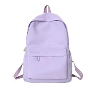 Zaino scuola personalizzato con nome ricamato in nylon – Modello B