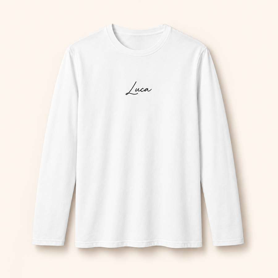 T-shirt da uomo personalizzata a maniche lunghe